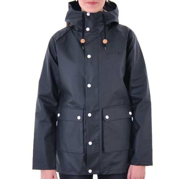 Burton Snowboards BRTN Rain Coat Large Waterproof Bonded Fall Winter Jacket XS - Picture 1 of 16